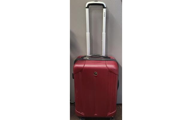 Hard-Shell Suitcase With Wheels