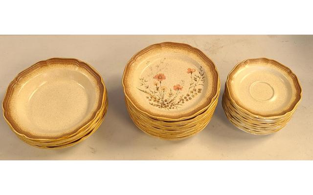 Vintage Mikasa Whole Wheat Dishes