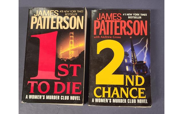2 James Patterson Paper Back Books