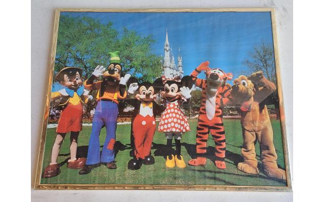 Vintage Disney Character Poster