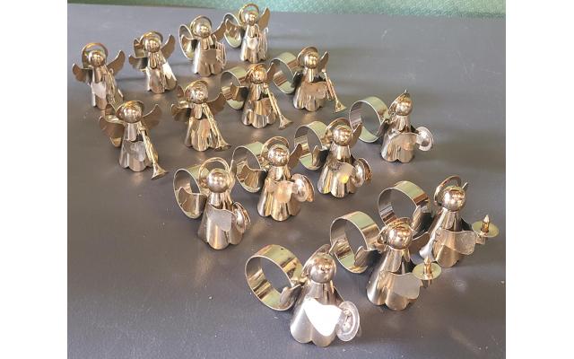 15 Vintage Angel Napkin Rings