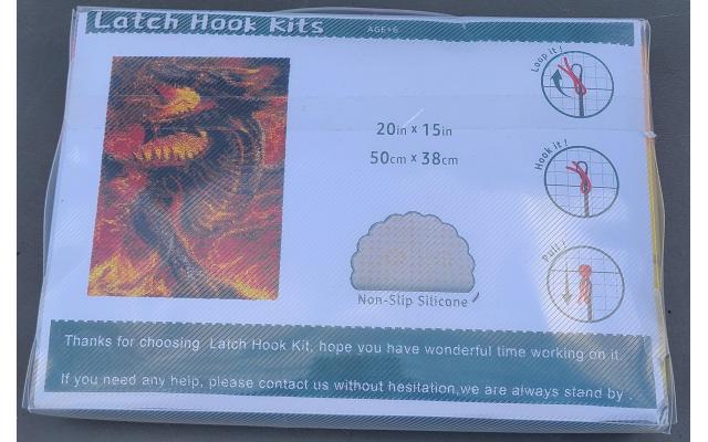 Latch Hook Kit Dragon