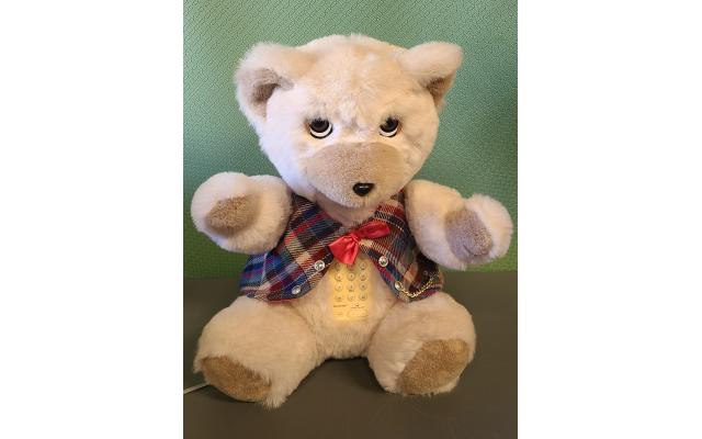 Vintage 1980 Animated Teddy Bear Phone