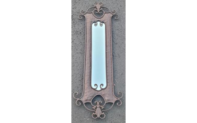 Vintage Ornate Metal Mirror